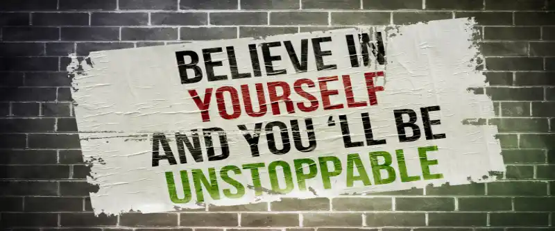 Believe in yourself and you will be unstoppable. Motivational wall art, to inspire and motivate you to believe in yourself. Find out more @ i-am-meditations.com