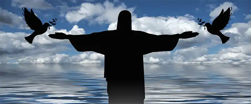 Jesus Christ embracing humanity. I Am Awakening to the power within. Learn More about the I AM Principle @ i-am-meditations.com