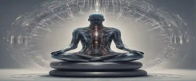 The future of meditation and abstract imaging, emitting frequencies in the field., empowered by the best meditation music for 2024 @ i-am-meditations.com