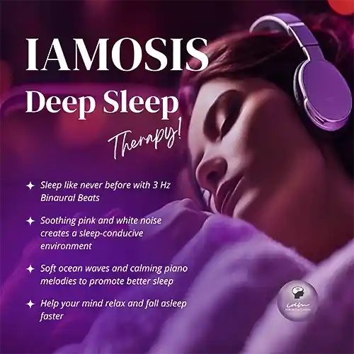 Deep Sleep Music - IAMOSIS. Sleep like never before with #Hz binaural beats. pink and white noise music therapy. ocean weaves and soothing piano melodies, sleep music @ i-am-meditations.com