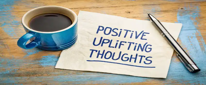 How to have positive uplifting thoughts? The power of a positive mindset and how to use it. Learn more @ i-am-meditations.com